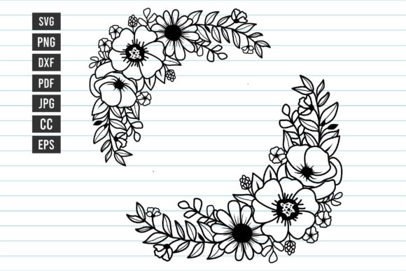 Download Flower Border Svg Flower Corner Svg - Flower Collection