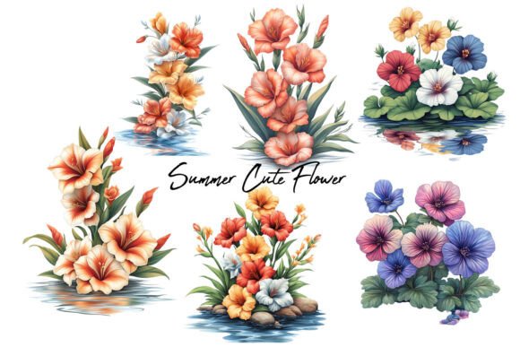 Download Summer Cute Flower Clipart - Flower Collection