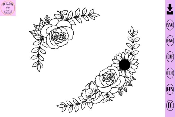 Download Floral Corner Svg Flower Svg Flowers - Flower Collection
