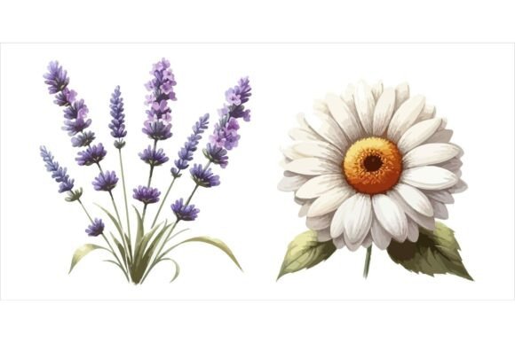 Download Watercolour Flowers Bundle EPS - Flower Collection