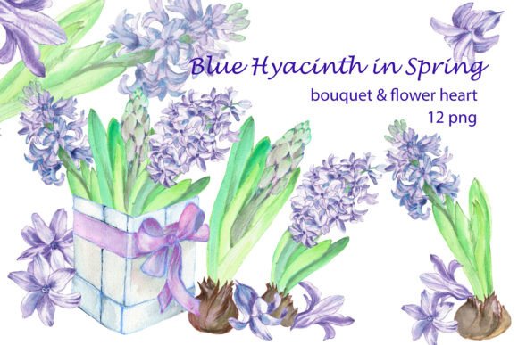 Download Blue Spring Hyacinth Flowers Clipart - Flower Collection