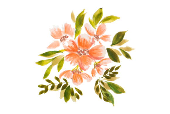 Download Bouquet of Flowers Watercolor Floral Set - Flower Collection