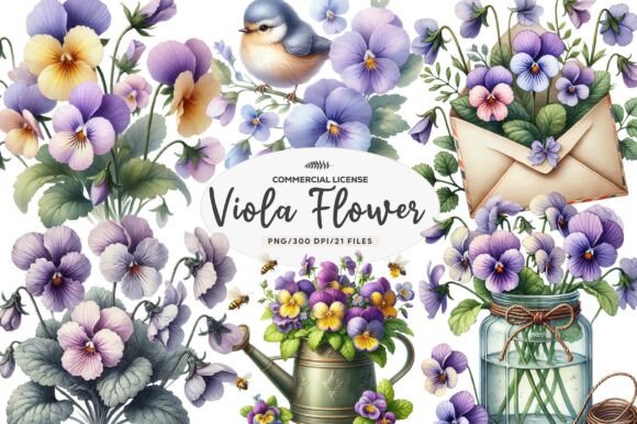 Download Spring Viola Flower Sublimation - Flower Collection