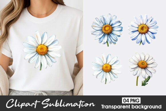 Download Daisy Bouquet Watercolor Clipart PNG - Daisy Collection
