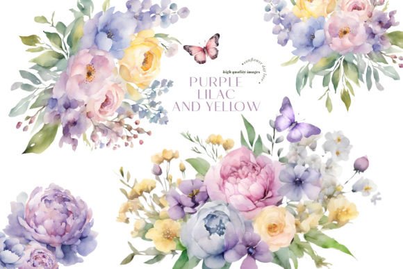 Download Purple Lilac Flowers Clipart, Butterfly - Flower Collection