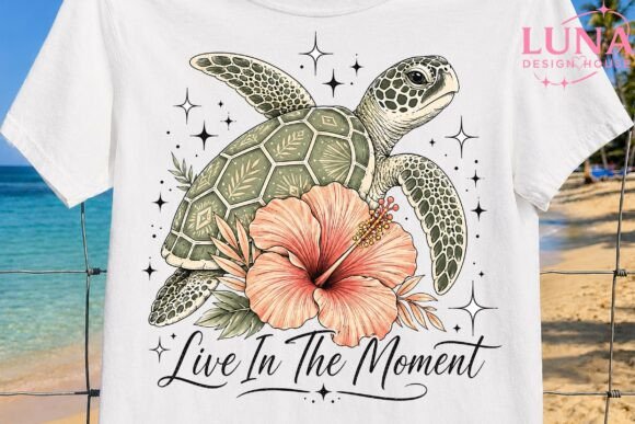 Download Sea Turtle Hibiscus Flower PNG Clipart - Flower Collection