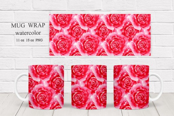 Download Wildflowers Mug Wraps Sublimation Roses. - Flower Collection
