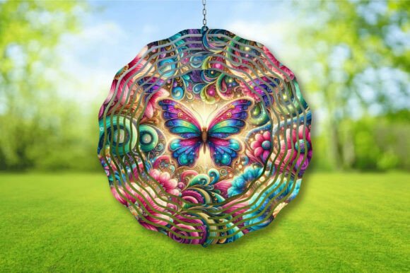 Download Butterfly Wind Spinner PNG - Premium Resources