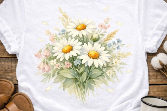 Download Summer Daisy Bouquet PNG Clipart - Daisy Collection