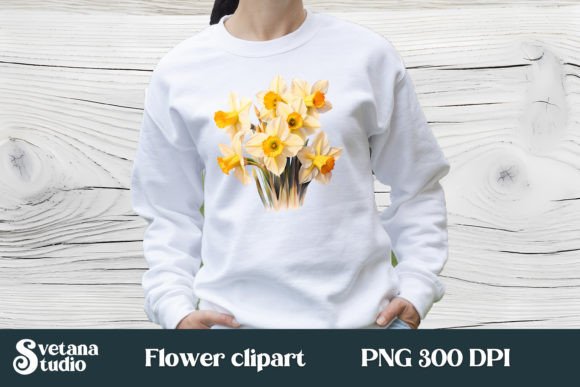 Download Flower Daffodils Clipart Design - Flower Collection
