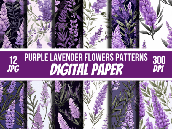 Download Purple Lavender Flowers Papers Patterns - Flower Collection
