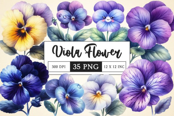 Download Viola Flower Bloom Clipart - Flower Collection