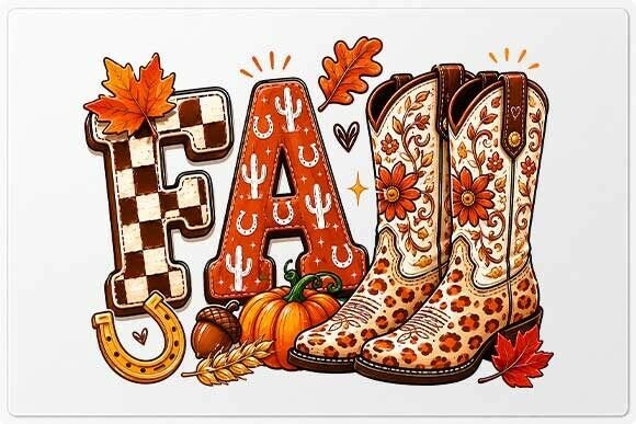 Download Floral Cowboy Boots Fall PNG - Premium Resources