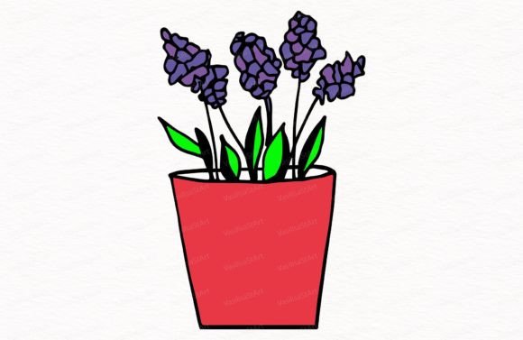 Download Flower Illustration, Violet Flowers - Flower Collection