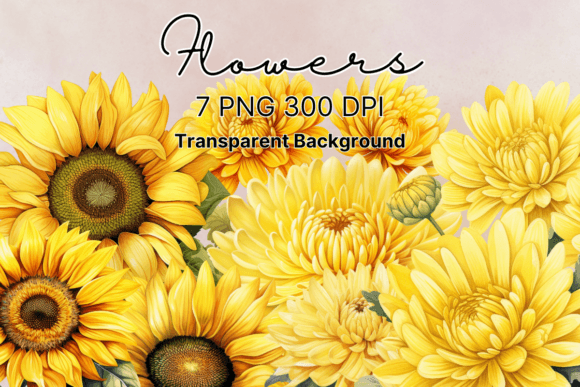 Download Flower Watercolor Clipart, Yellow Floral - Flower Collection