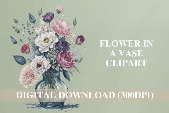 Download Watercolor Pastel Flowers Clipart - Flower Collection