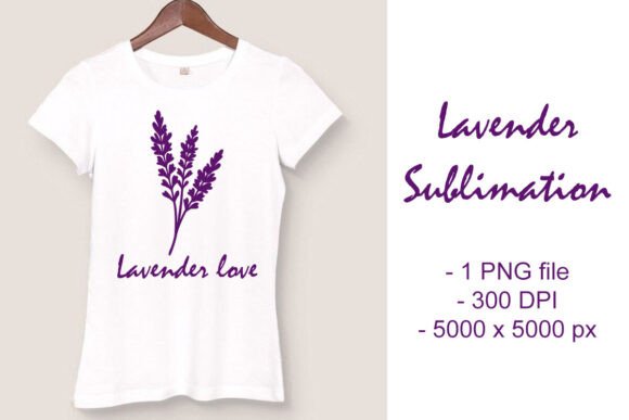 Download Lavender Flowers Sublimation Clipart - Flower Collection