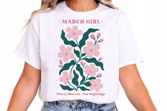 Download Birth Flower March Cherry Blossom SVG - Blossom Collection