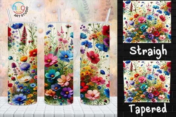 Download Wildflower Skinny Tumbler, Spring Flower - Flower Collection
