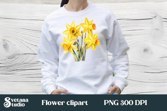 Download Daffodils Flower Clipart Design - Flower Collection