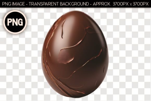 Download Chocolate Easter Egg Isolated Object 6 - Premium Resources