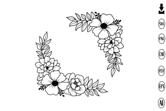 Download Floral Corner Flower Svg Flower Svg - Flower Collection