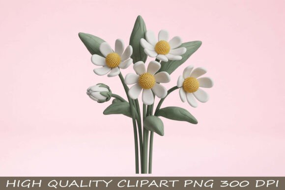 Download Daisy Flower Bouquet Clipart PNG - Daisy Collection