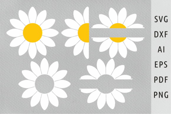 Download Groovy Flower Clipart Half Daisy Svg Png - Premium Resources