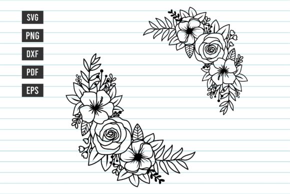 Download Flower Border Svg Flower Svg Floral Svg - Flower Collection