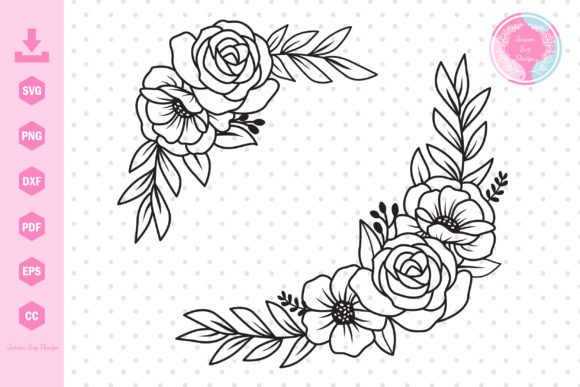 Download Flower Corner Svg - Flower Collection