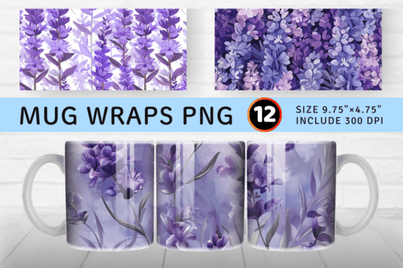 Download Purple Lavender Flowers Mug Wrap Sublima - Flower Collection