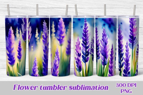 Download Flowers Lavender Tumbler Wrap - Flower Collection