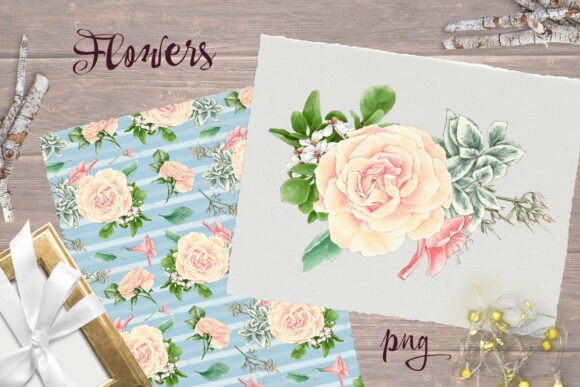Download Delicate Flowers Print Seamless Pattern - Flower Collection