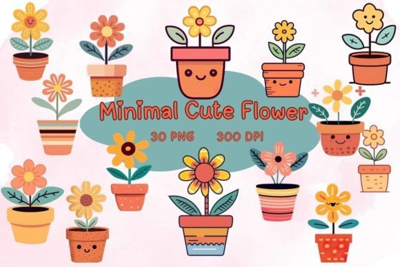 Download 30 Minimal Cute Flower Clipart - Flower Collection