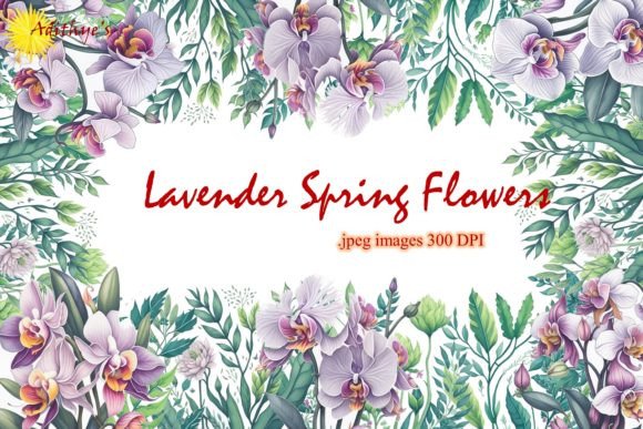 Download Lavender Spring Flowers - Sublimation - Flower Collection