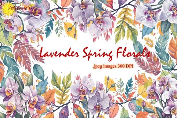 Download Lavender Spring Flowers - Sublimation - Flower Collection