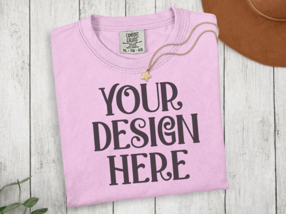 Download Blossom CC1717 Flat Lay T-shirt Mockup - Blossom Collection